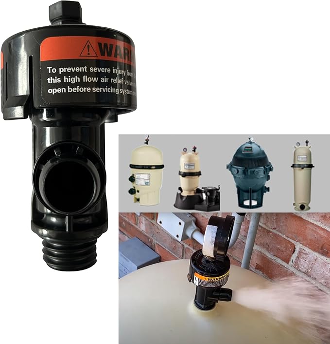 DEF Air Relief Valve 98209803 Replacement for Pool and Spa Filter, Aftermarket Part Compatible with 190058 Pressure Gauge, MARA-9800-NO