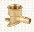 PEX Fitting 1/2" Drop Ear Elbow,150Pack Pex 1/2 Inch x 1/2 Inch Female NPT Drop Ear Elbow,PEX F1807 Crimp Brass Fittings(PEX1807159-150Pack)