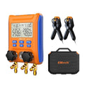 Elitech Digital Manifold Gauge 2-Way Valve with Thermometer Clamps for HVAC Systems, LMG-10