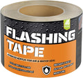 Flashing Tape for Windows and Doors, 3.75 in x 90 ft Roll, Acrylic Adhesive, Self-Adhesive Flashing Tape, Waterproof, UV Resistant, Great for Sealing Doors, Windows, and Construction & Repairs(6 pack)