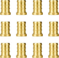 SUNGATOR 12-Pack 1/2" Pex Plug End Cap, No Lead Brass, Pex Fittings 1/2 Inch, NSF, UPC Certified