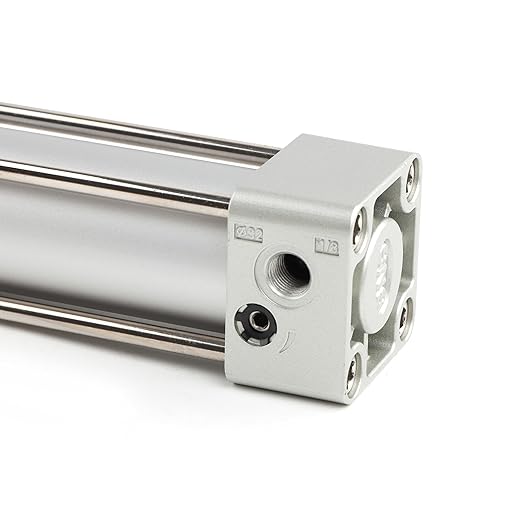 SNS Pneumatic Standard Air Cylinder S-SC 32 x 200 NPT 1/8, Bore: 1.3 inch, Stroke: 8 inch, Double Acting