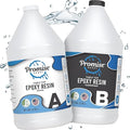 Promise Epoxy Epoxy Resin Kit 2 Gal-Crystal Clear, UV Resistant, Self Leveling, Food Safe for Table Top, Arts & Crafts, Wood Casting, Jewelry Making, Use with Mica Powder, Silicone Molds, Alcohol Ink