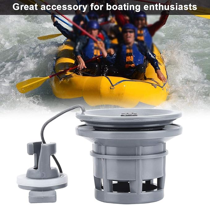 Watris Veiyi Canoe Valve Replacement, 2pcs Inflatable Boat Valve, Halkey Roberts Valve for Inflatable Boat Dinghy