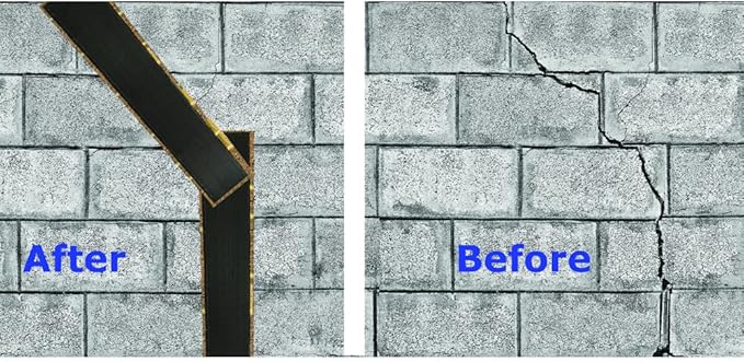 100 ft - Carbon Fiber-Basement Wall Crack Repair Kit - Carbon Fiber Foundation Wall Repair - Easy to use Includes Instructions