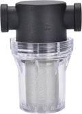 Water Filter, 1/2''Twist-On Pipe Strainer, Nylon PA66 cover, PC bowl, 304 Stainless Screen (1/2''40 Mesh Female water filter)