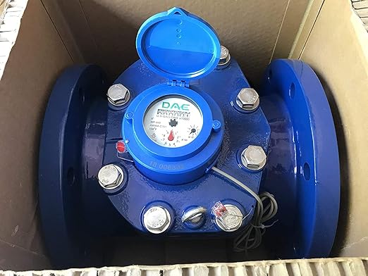 DAE WP-800P 8" Woltmann Helix Water Meter, Pulse Output, Gallon