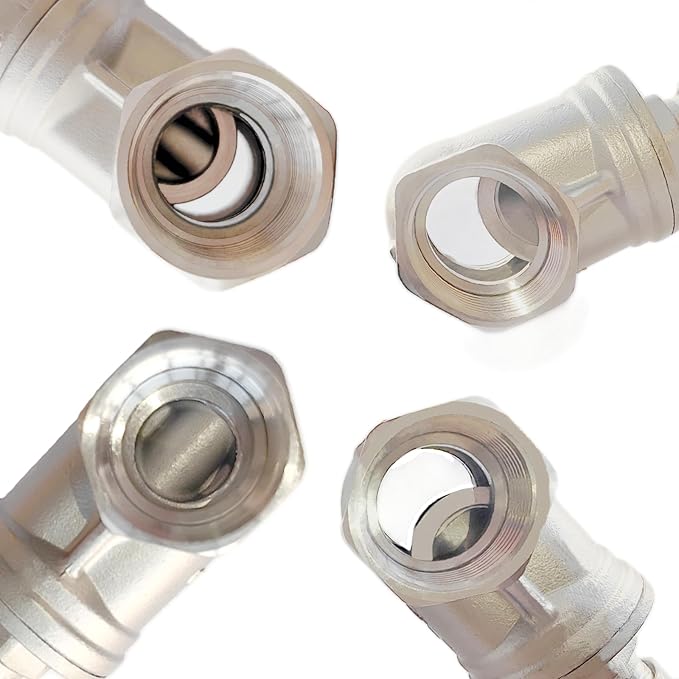 304 Stainless Steel Gate Valve DN20, 3/4" NPT Stainless Steel Female Threaded Rotary Globe Valve for Water Flow Switches, Fuel Water Vapor, Air Switches, Air Compressors and Sump Pumps, etc