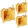 Inlight 2 Gang Electrical Outlet Box, 25 Cubic Inch Junction Box, Old Work Box, UL Listed, 3-Packs, IN-0501-5-3