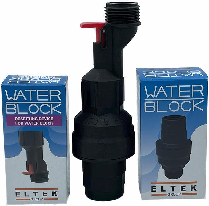 Automatic Water Leak Shut-Off Valve for 1/4" or 3/8" Water Supply Lines, Water Overflow Safety Device, 100% Mechanical, Property Flood & Water Damage Protection - Appliances, Beverage & Coffee Machine