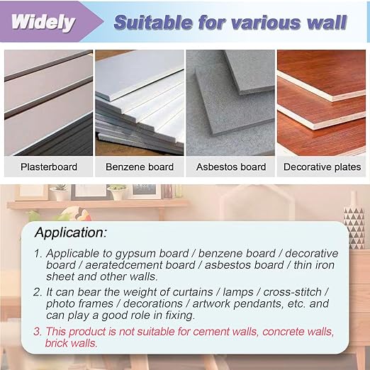 200 PCS Self Drilling Drywall Anchors with Screws, Upgraded Zinc Plated Steel Self Drilling Anchors, Easy Application No Drilling Required (100 pcs Steel Anchors and 100 pcs zinc Screws)