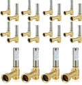 Water Hammer Arrestor,3/4 Inch Swivel FHT x 3/4 Inch MHT Stainless Steel Water Arrestor for Washing Machine Connection(20PACK,Angle Stainless Steel Arrestor)(HAMMER018-20Pack)