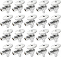 [20 Pieces] Lingmfg Angle Valve Shut Off Valve 1/2" PEX-B Crimp x 3/8" Compression LING-AV38-1/2F1807-A-20
