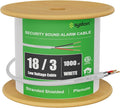 SYSTON 18/3 Fire Security Burglar Station Sound Alarm Control Cable Wire, 18 AWG 3 Conductors Plenum-Rated CMP/CL3P Shielded 100% Copper Stranded, UV Resistant RoHS for Low Voltage Applications Use
