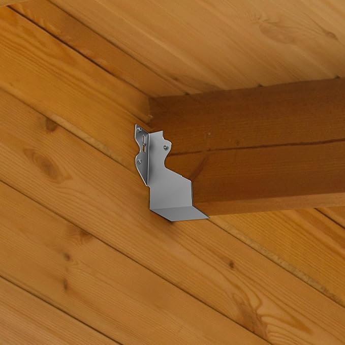 20 Pcs LU24 2X4 Joist Hanger Tie Brackets Galvanizing Face Mount Joist Hangers for Wood Hurricane Ties Widely Applicable Rafter Ties