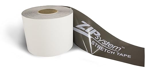 ZIP System Huber Stretch Tape | Self-Adhesive Flexible Flashing for Doors-Windows (6" x 20')