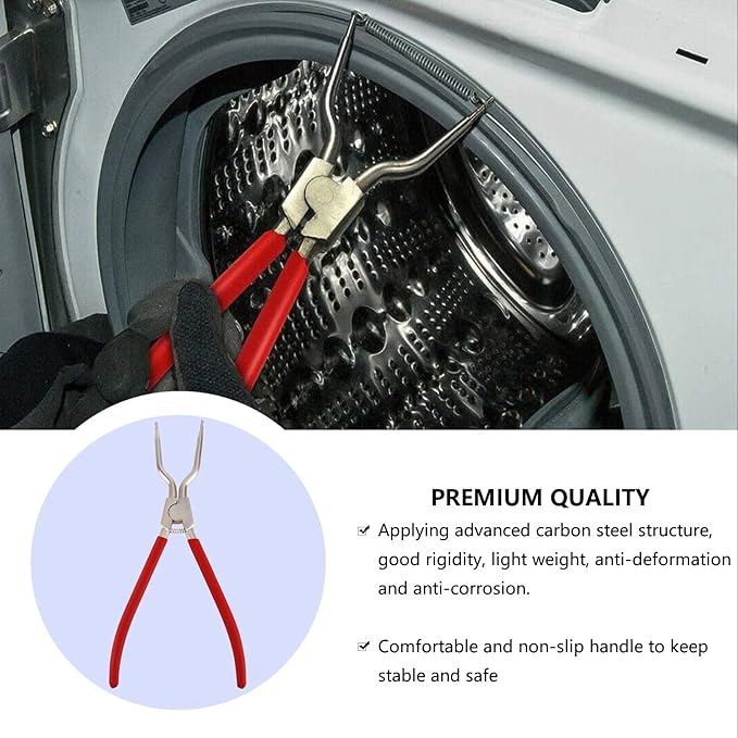 Upgraded Drain Pump Replacement for LG Front Load Washers, Replaces 4681EA2001T,4681EA1007G, 4681EA2001D, 4681EA2001N ER4681EA2001T, LP1007G, LP2001T, with 11 Inches Washer Spring Expansion Tool
