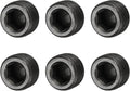 Pipe Plug Carbon Steel Internal Hex Thread Socket Pipe Plug Fitting - Fitting for (Sealing Port - Air Tanks - Water Outlets) 3/4 Inch NPT Male & 6 Pack