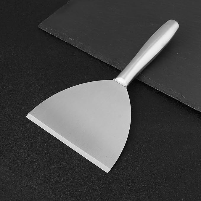 5 Pack 5 Inch Putty Knife Scraper, Putty Knife Set, Stainless Steel Putty Knife, Wallpaper Scraper Paint Scraper Tool for Spreading Drywall Spackle, Plasterboard Mud, Scraping Paint, by GENHAKON.