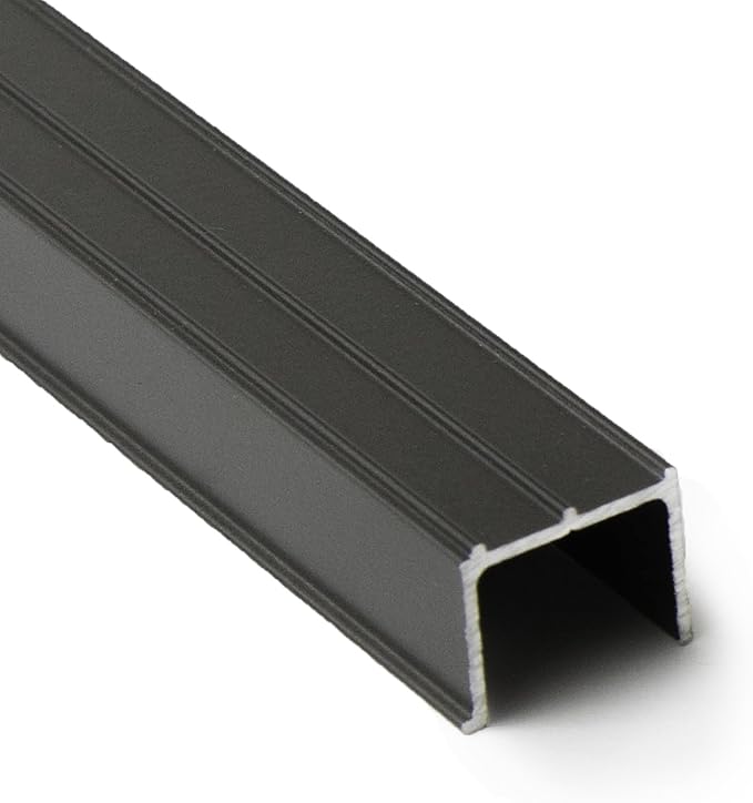 Sliding Screen Door Tracking - Side Jamb Channel 80" (Bronze)