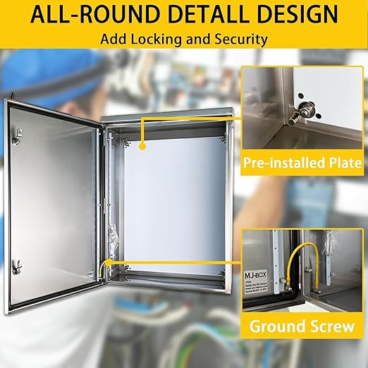 MJBOX Steel Electrical Enclosure Box and Double Electrical Enclosure Box (SD-32x24x12)