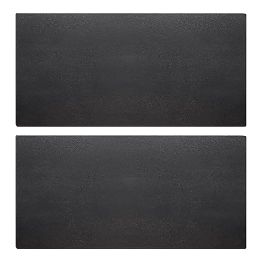 Rocaris 2 Pcs 6 X 12 X 1/4 Inch A36 Steel Plate Hot Rolled, Steel Base Plate for Construction Boards, Structure Support, Weldable Square and Industrial