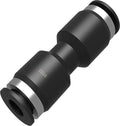 Utah Pneumatic 3/8 Air Line Fittings Straight Push To Connect Air Hose Fittings Quick Connect Pneumatic Fittings 10 Pack