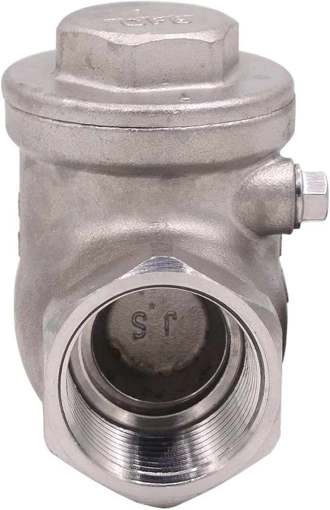 1 Inch Swing Check Valve - WOG 200 PSI Stainless Steel SS304 CF8M NPT