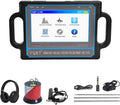 PQWT CL500 Water Leak Detectors for Home and Outside Wall Water Pipe Detector Acoustic Pipeline Leakage Detection Kit Professional Sensor Noise Reduce Headphone LCD Touchscreen Carry Case 5 Meters