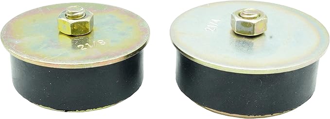 2 Sizes (2pcs) Rubber Expansion Plug, Fit Hole Size: 2-1/8"~2-3/8” (53mm~60mm) Automotive Rubber Freeze Plug