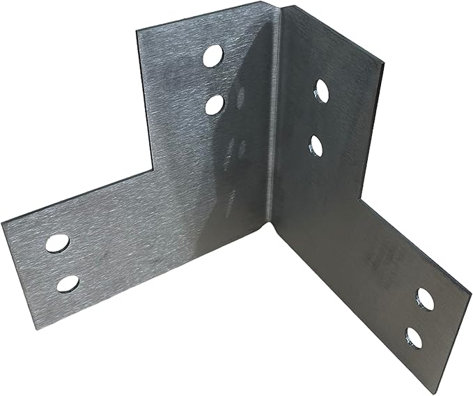 Shop Table Heavy Duty 4x4 Corner Bracket for 4 x 4 Posts | DIY Workbench | Pergola Bracket | Made In the USA!…