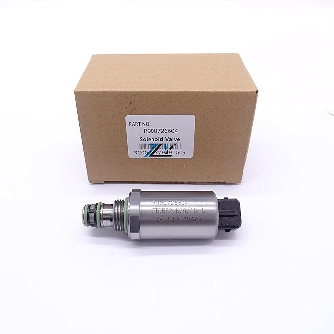 Proportional Pressure Reducing Valve R900726604 12V 1.8A 20W Solenoid Valve Replaces FTDRE2 K39/18-8 Suitable for Construction Machinery Hydraulic Systems