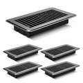 4PCS Floor Vents Floor Registers 4x8 Inch, Heavy Duty Metal Hot Air Vent Covers 4x8 Inch with Rust-Proof Finish for Home Heater Floor Vent Grilles and Vents