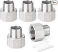 TAISHER 5PCS 304 Stainless Steel Pipe Fitting, Reducer Adapter, 3/4" NPT Male x 1" NPT Female