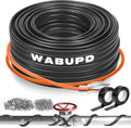 3FT-200FT Heat Tape for Water Pipes, -40°F Deicing Pipe Heat Cable,Electric Heating Cable Pipe,Frezze Protection for Heat Trace Cable for Metal, Plastic Home Pipes,Gutter,120V 5W/ft（160FT）