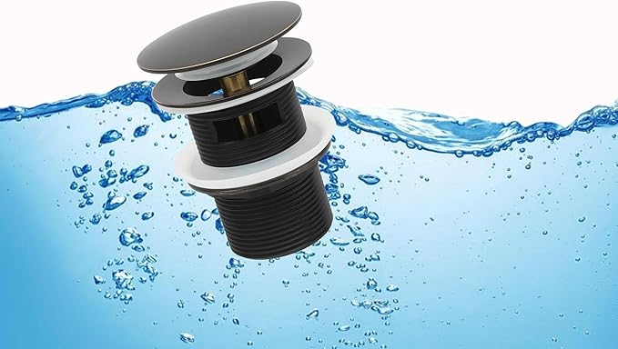 Freestanding Bathtub Drain Pop-up Stopper, Suitable for Most Bathtubs, Compatible With Drain Rough-in Kit (Oil Rubbed Bronze)