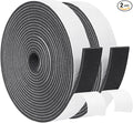 Yotache Foam Strips Adhesive 2 Rolls 1" x1/8", Neoprene Weather Stripping High Density Foam Tape Seal for Doors and Windows Insulation, Total 33 Feet Long (2 X 16.5 Ft Each)