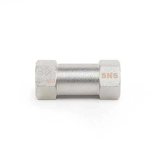 SNS Check Valve, Non-Return Valve, One-Way Valve 3/8'' NPT Female threaded (5 PCS) CV-N03