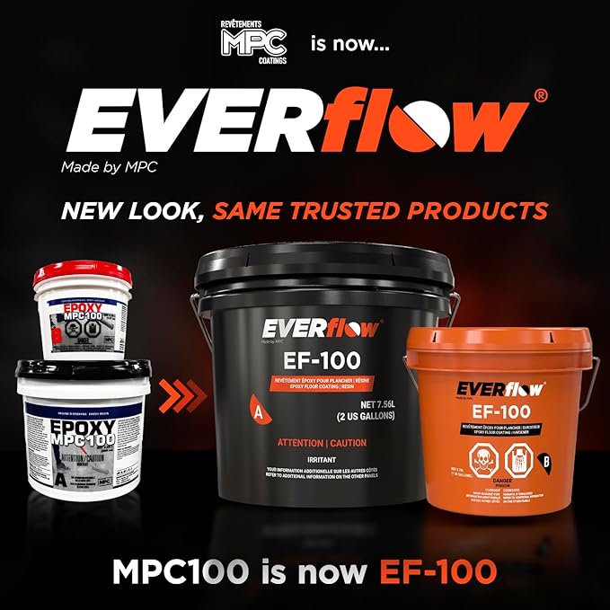Clear Epoxy Resin Coating for Floors & Counter Tops, 100% Solids, Self Leveling - 3 Gallon Kit