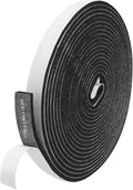 Storystore Foam Insulation Tape Self Adhesive, 1/2In x 1/8In x16.5Ft Weather Stripping for Doors and Windows, Sound Proof Soundproofing Door Seal, Weatherstrip, Air Conditioning Seal Strip