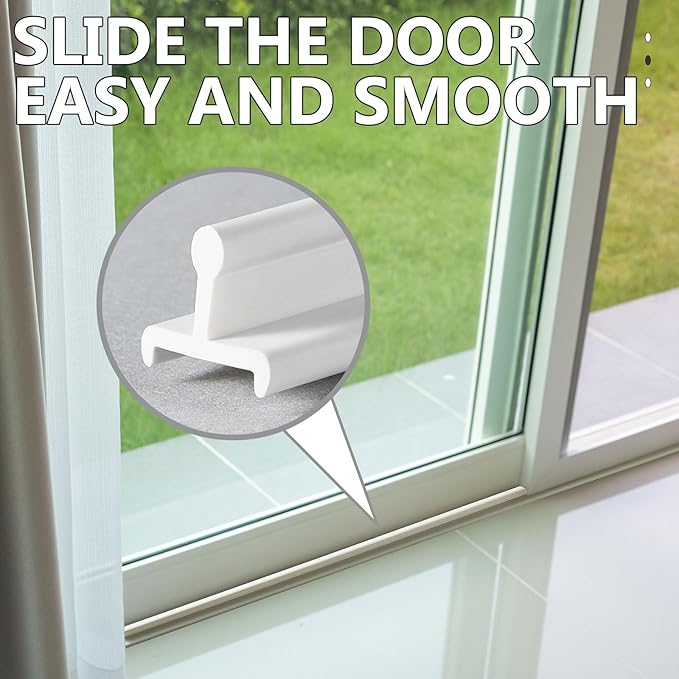2 Pcs Sliding Screen Door Replacement Track 72 Inch Vinyl Bottom Track Sliding Door Screen Replacement Rail