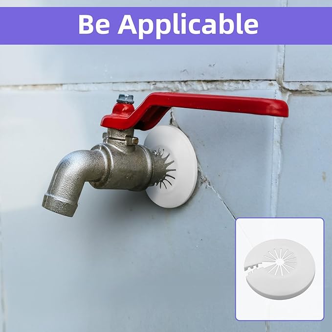 16Pcs Plumbing Cover Plates, Plastic Escutcheon Plate Flange Pipe Covers, Water Drain Line Cover for Water Tube Wall Decoration (（14-29mm, 14-45mm, 30-55mm, 50-78mm)