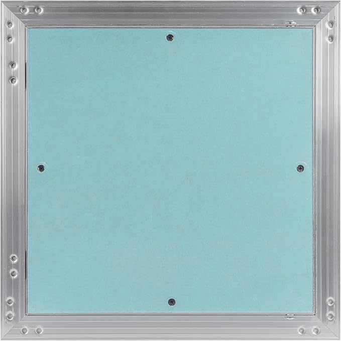 12" x 12" Drywall Access Panel – Waterproof Aluminum Frame Gypsum Hatch – Wall & Ceiling Inspection Door – Easy Install Removable Cover for Plumbing, Electrical, Utility & Ventilation Access