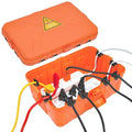 Hrensaw Large Outdoor Electrical Box(12.5x8.5x5inch),IP54 Waterproof Outdoor Outlet Covers,Weatherproof Extension Cord Covers Protect Outlet,Plug,Timer,Power Strip,Holiday Light,Orange