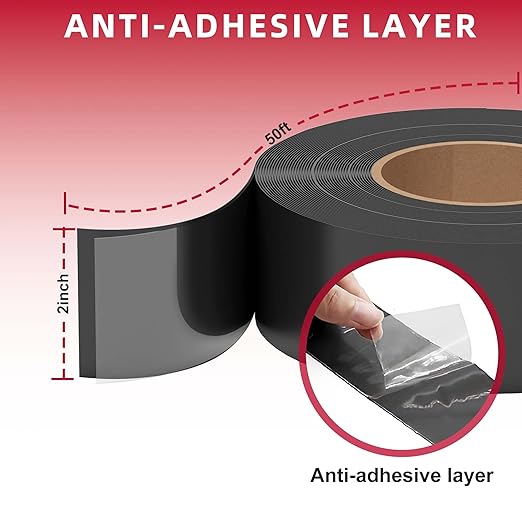 Deck Joist Tape 2 inch, 2" x 50' Joist Tape for Decking, 15 Rolls Waterproof and Anti-Corrosion Flashing Deck Tape Joist for Deck, Joist, Roofs, Beams, RV, Roof Extend Decking Tape