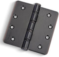 6Pack Haidms Oil Rubbed Bronze Door Hinges Heavy Duty Door Hinges Oil Rubbed Bronze Ball Bearing Stainless Steel Hinges with 1/4" Radius Corner