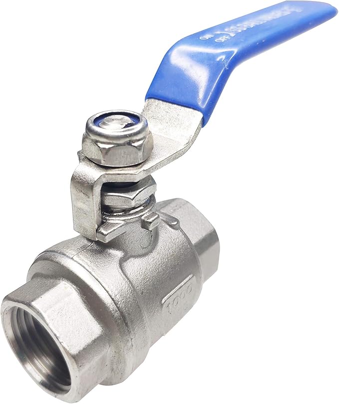 1/2" NPT Female Ball Valve 316 Stainless Steel Full Port Ball Valve WOG1000 US Stock