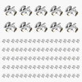 100-Pack GUOFIS Angle Stop Valve with Dual Compression Outlet,1/2" Fip Iron Pipe Inlet x (3/8" x 3/8") Outlet Shut-off Valves(1/4 Turn,Chrome)(VALVE369-100Pack)