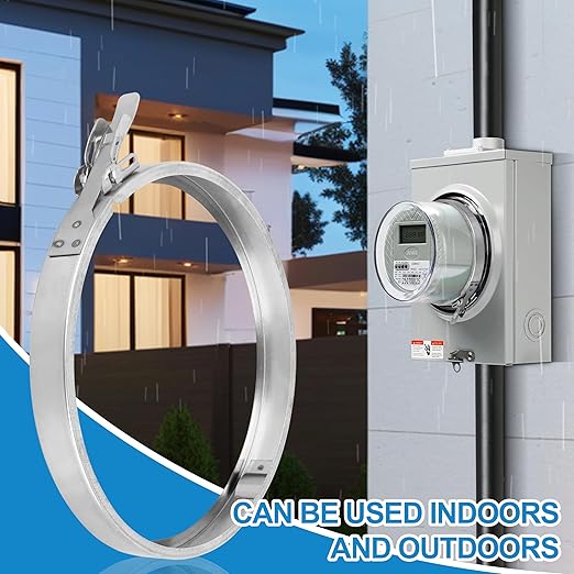 Stainless Steel Meter Sealing Ring for Meter Electrical Meter Sockets Accessory，LRING Load Center Sealing Ring