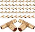 (50-Pack) Seelink 1/2" x 1/2" x 3/4" PEX-A Tee Expansion Fittings, for PEX Tubing Pipe Hose Fittings, ASTM F1960(PEX1960048-50Pack)